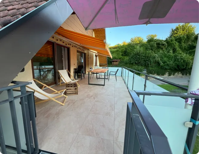 Balkon in Kiechlinsbergen